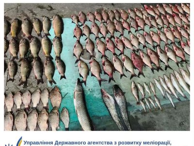 На Полтавщині у промислових рибалок вилучили 28 сіток і понад 200 кг риби