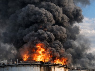 Дрони атакували Рязанський НПЗ: на заводі спалахнула пожежа