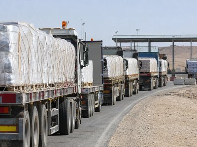 ОАЕ доправили до сектора Гази 533 тонни гуманітарної допомоги