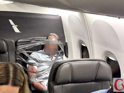 «Кричав про Ісуса й пекло»: пасажира примотали скотчем до крісла просто в літаку