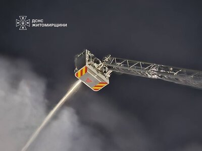 Рятувальники завершили роботи з ліквідації наслідків вчорашнього російського обстрілу на Житомирщині