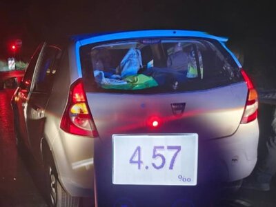 На Львівщині зупинили водія з перевищенням рівня алкоголю майже у 23 рази