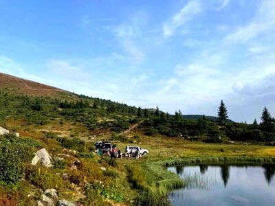 Джипер заплатить штраф через заїзд до озера Апшинець на Закарпатті
