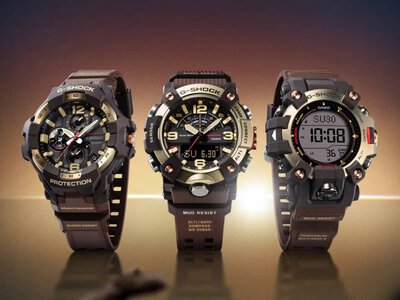 Casio представила три моделі G-Shock Master of G у стилі Horizon Gold