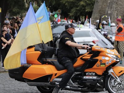 Мотопарад на підтримку України: в Ужгороді зібралися байкери з різних країн Європи (ФОТО)