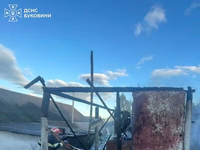 На Буковині за добу зареєстрували сім подій: горіли два житлові будинки та господарська будівля