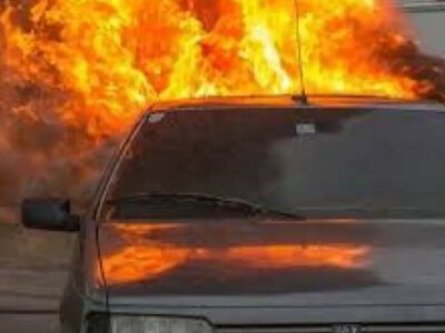 На Рівненщині рятувальники ліквідували пожежу автомобіля в селі Бабин