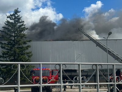 Через російський удар горіла тютюнова фабрика в Прилуках на Чернігівщині, котра входить у корпорацію British American Tobacco