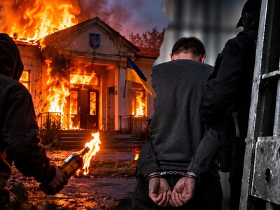 Агент росіян підпалив сільраду на Одещині