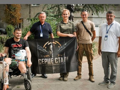 «Серце сталі»: поранений військовий започаткував на Закарпатті спілку для ветеранів