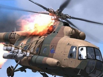 Дрони уразили гелікоптери Мі-35 та Мі-8 на російській авіабазі у Таганрозі (супутниковий знімок)