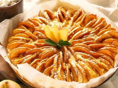 Шарлотка без цукру з яблуками: рецепти для діабетиків