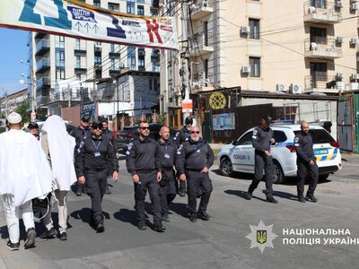 Ізраїльські поліцейські прибули до Умані: вже патрулюють район паломництва хасидів