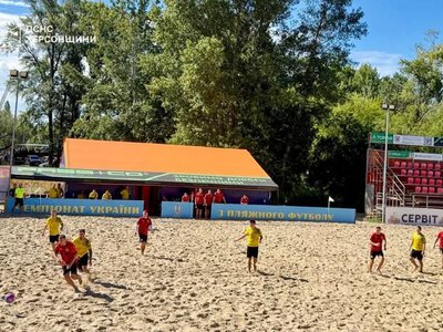 Рятувальники Херсонщини здобули «бронзу» чемпіонату України з пляжного футболу