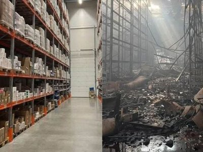 Наслідки ворожих обстрілів: російський удар знищив центральний склад мережі «Аптека доброго дня», втрачено сотні тонн ліків