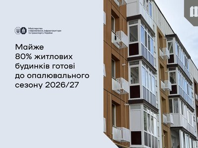 Стало відомо, скільки вже житлових будинків готові до опалювального сезону