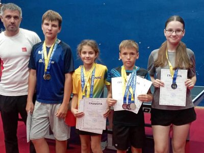 Спортсмени з Миргорода вибороли 9 нагород на чемпіонаті області з настільного тенісу