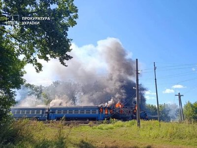 На Сумщині під час евакуації поранених пасажирів потягу росіяни нанесли повторний удар