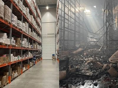 Росіяни знищили склад компанії “Аптека доброго дня”, де зберігалися сотні тонн медикаментів