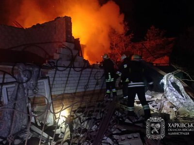 Троє людей постраждали від російської атаки у Золочіві на Харківщині (фото)
