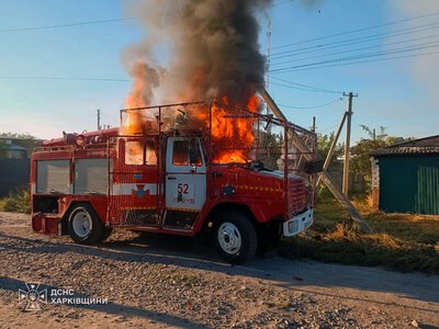 Росіяни завдали подвійного удару по рятувальниках на Харківщині (фото)
