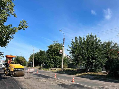 На вулиці Гетьмана Сагайдачного відремонтували пошкоджені ділянки дороги (ФОТОФАКТ)