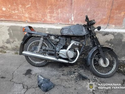 У Лубнах затримали чоловіка, якого підозрюють у підпалі мотоцикла