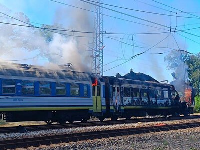 Россияне ударили по поезду Харьков-Изюм