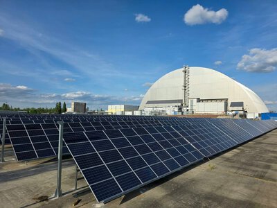 На території Чорнобильської АЕС запрацювала сонячна електростанція