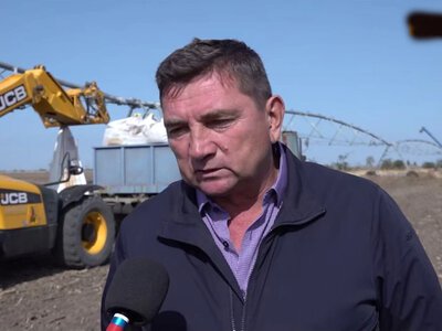  Фермер-колаборант із окупованої Херсонщини заявив про проблеми зі збутом урожаю 
