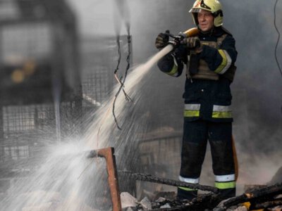 Росія втретє за день вдарила дроном по багатоповерхівці у Києві