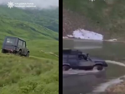 На Закарпатті водія джипа судитимуть за заїзд на заповідну територію