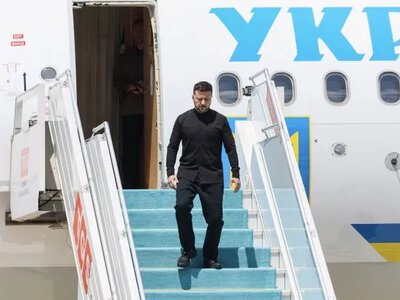 Дрон ледь не влучив у літак Зеленського під час вильоту з Молдови