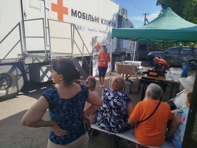 Понад 240 жителів Херсонщини отримали допомогу від мобільної клініки