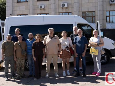 У Брусилів передали спецмікроавтобус для ветеранів — він пристосований для крісел колісних