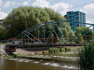 У Рівному на два тижні закриють пішохідний міст через Устю поблизу Гідропарку