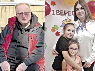 Як дідусь і бабуся повели до школи онучок