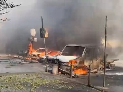 Ворог атакував Павлоград: є загиблі та 18 поранених, горять торговельні павільйони