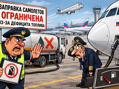 У 26 аеропортах росії обмежили заправку літаків через дефіцит пального