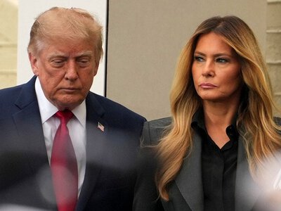 Трамп і Меланія з’явилися разом після чуток про розлучення: подружжя трималося за руки