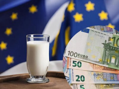 Молочні ціни в ЄС: виробництво падає, ціни ростуть