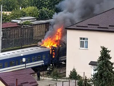 Росіяни влучили у потяг на залізничному вокзалі Луцька