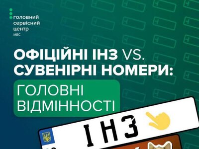 Як відрізнити сувенірні номери від індивідуальних номерних знаків: поради жителям Рівненщини