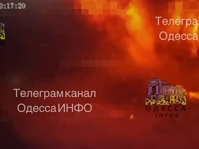 З'явилося відео удару по складах Нової пошти під Одесою