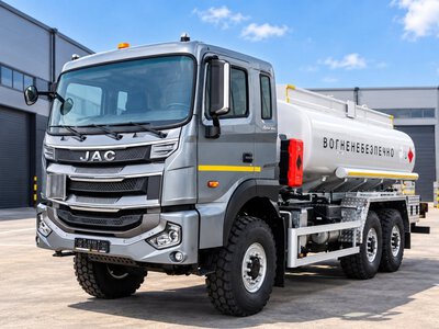 Паливозаправник для складних умов: в Україні створили новий APZ-14 на шасі JAC 6×6 (ФОТО)