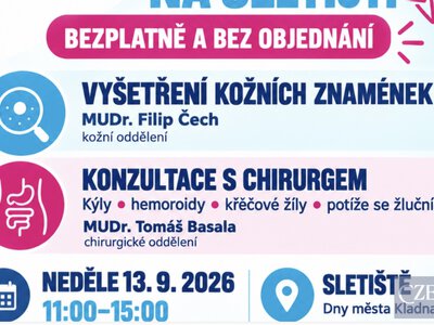 Сьогодні в Кладно безкоштовно перевіряють родимки без запису: прийом лише до 15:00