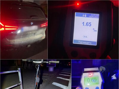 У Тернополі за ніч виявили двох нетверезих водіїв: один керував BMW, інший – електросамокатом