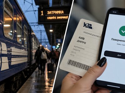 Потяг запізнився через атаку рф: чи можна повернути гроші за квиток