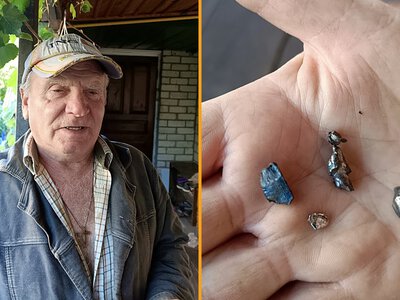 Він пікірує. Я падаю й водночас чую вибух, - уламок дрона влучив під праве око