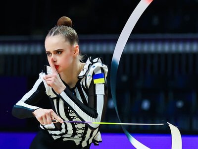 Таїсія Онофрійчук здобула три золота на чеському етапі Гран-прі з художньої гімнастики